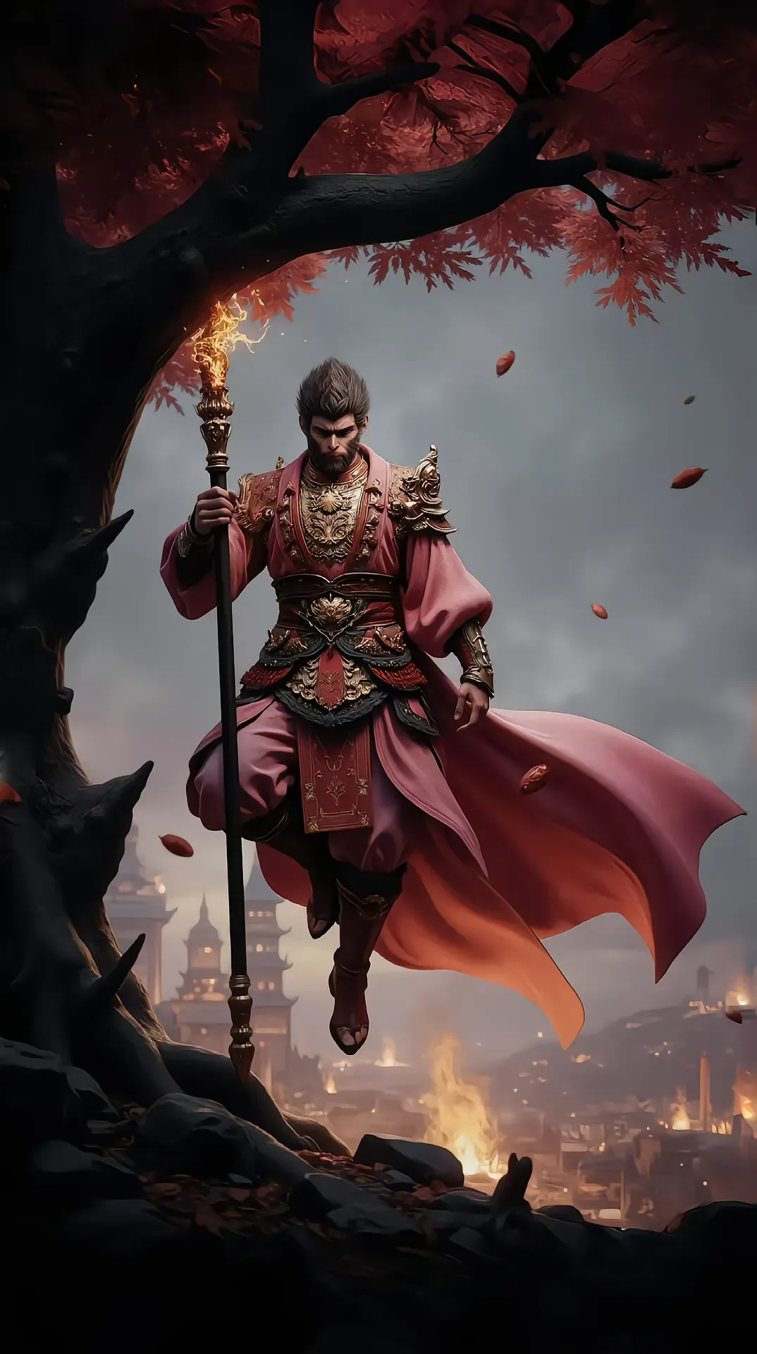 Black Myth Phone Wallpaper - Black Myth: Wukong FHD phone wallpaper
