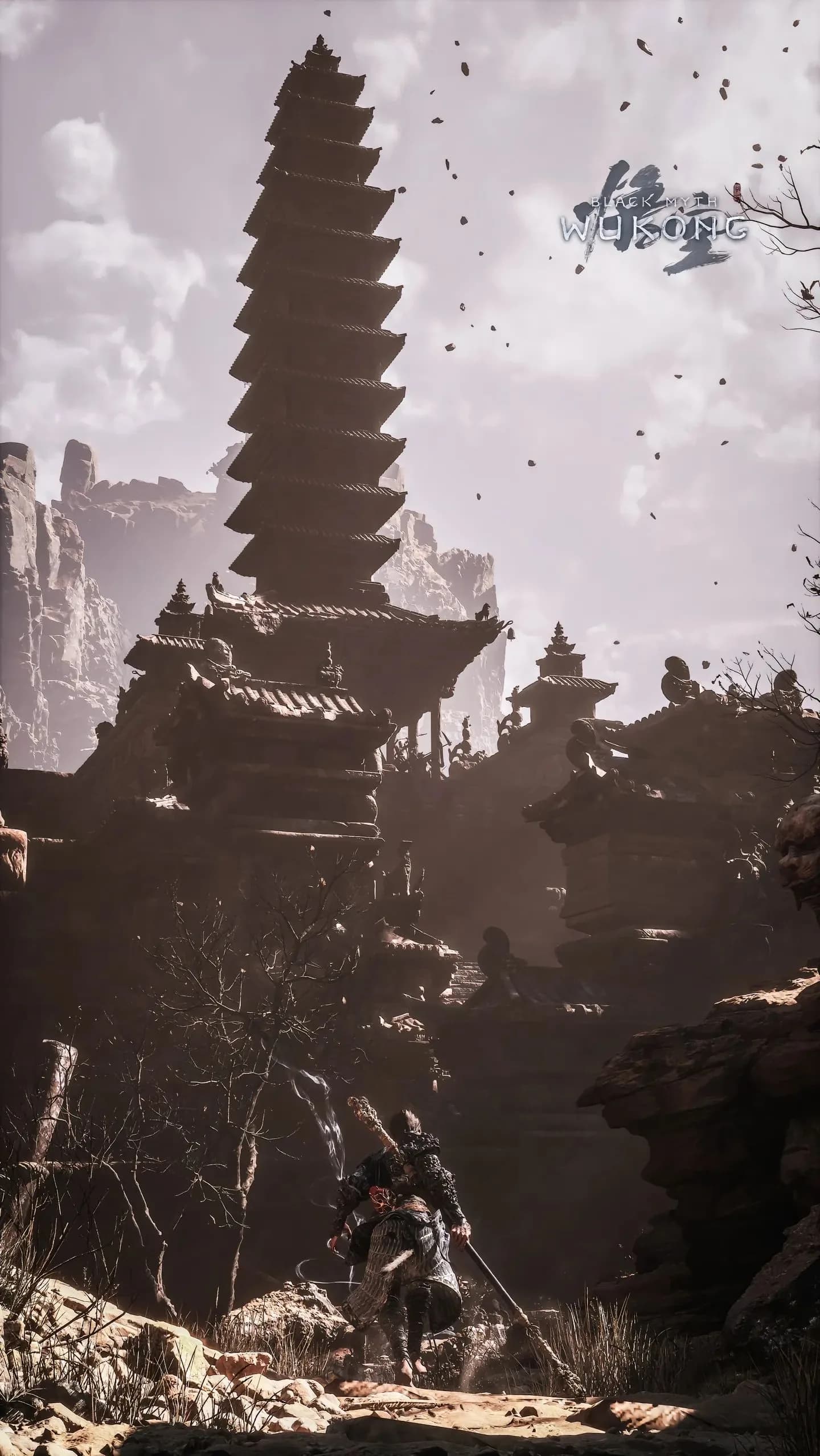 Black Myth Phone Wallpaper - Black Myth: Wukong 2K phone wallpaper
