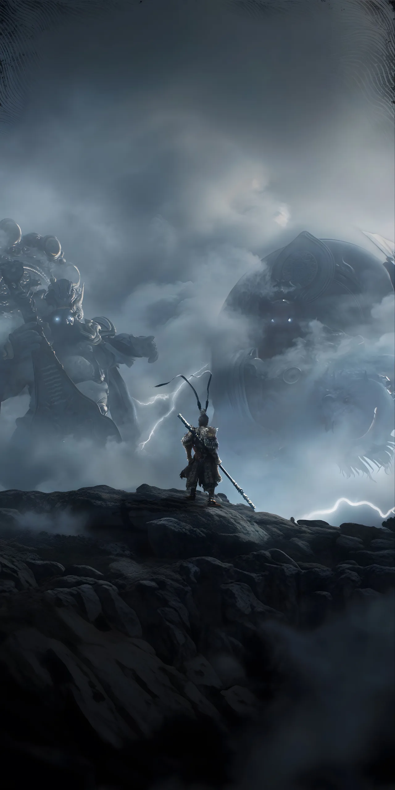 Black Myth Phone Wallpaper - Black Myth: Wukong 4K phone wallpaper