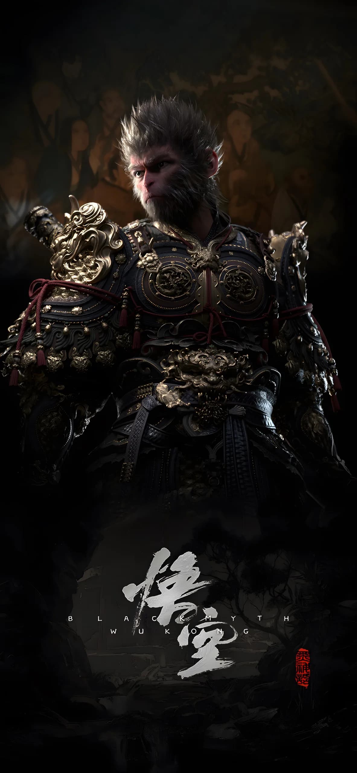 Black Myth Phone Wallpaper - Black Myth: Wukong 2K phone wallpaper