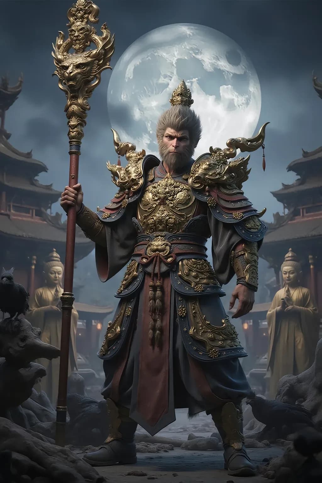 Black Myth Phone Wallpaper - Black Myth: Wukong FHD phone wallpaper