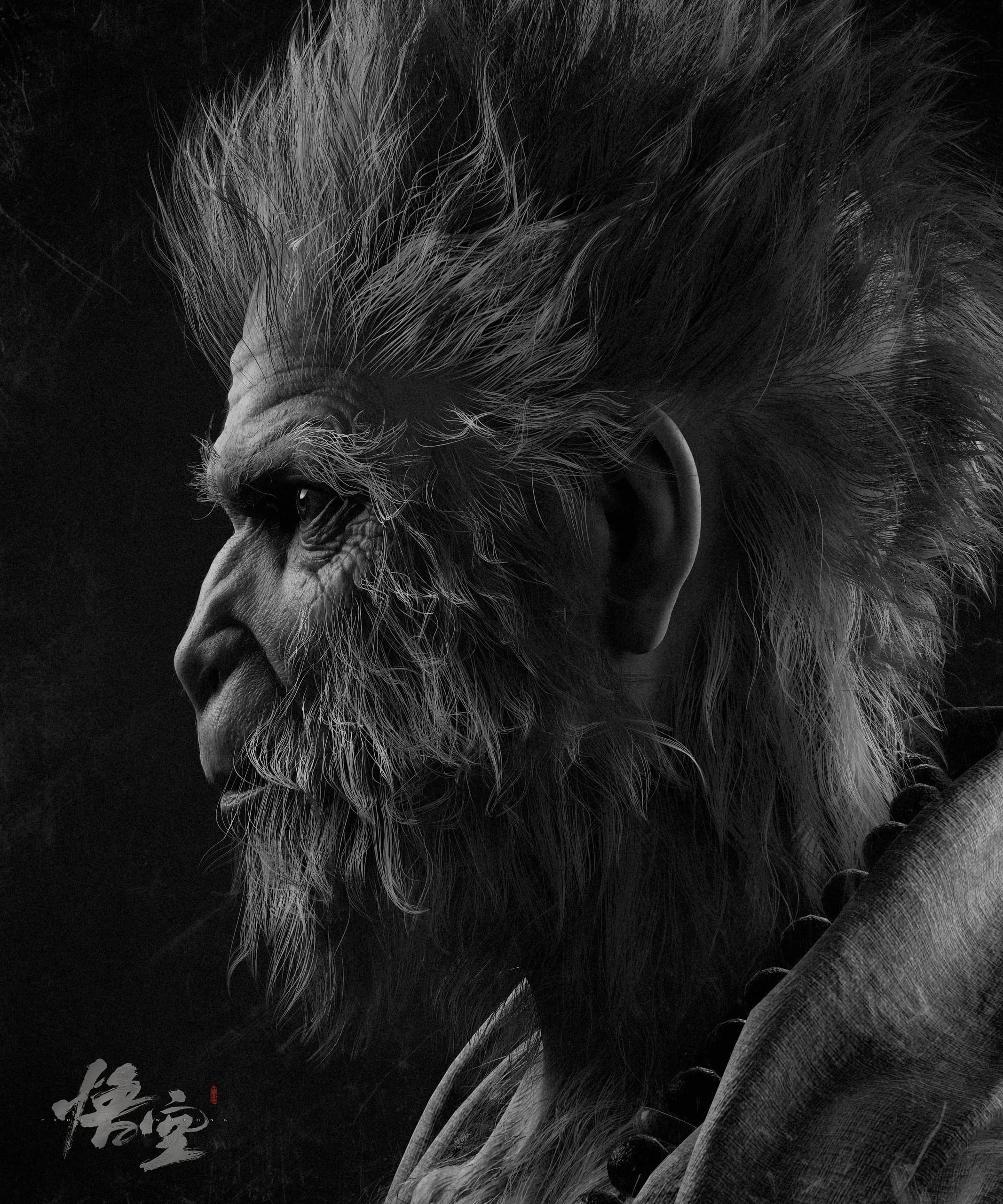 Black Myth Phone Wallpaper - Black Myth: Wukong 4K phone wallpaper