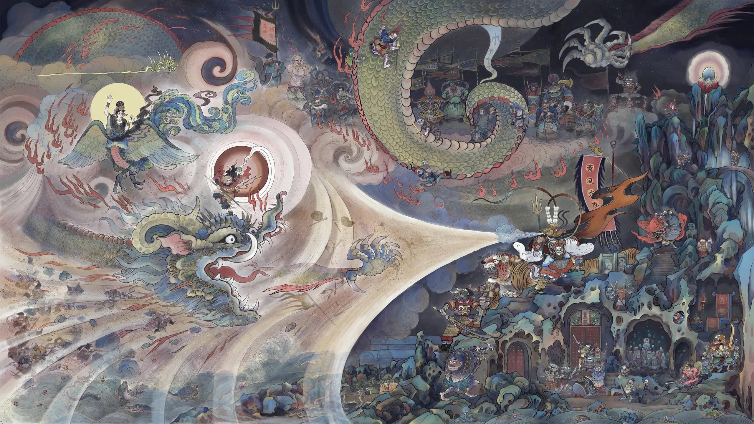 Black Myth Desktop Wallpaper 4K Desktop Wallpaper from Black Myth: Wukong