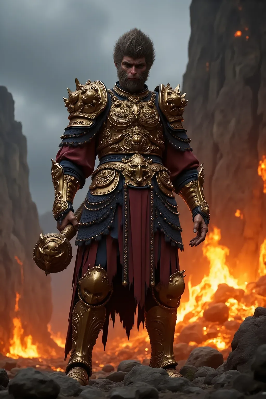 Black Myth Phone Wallpaper - Black Myth: Wukong FHD phone wallpaper