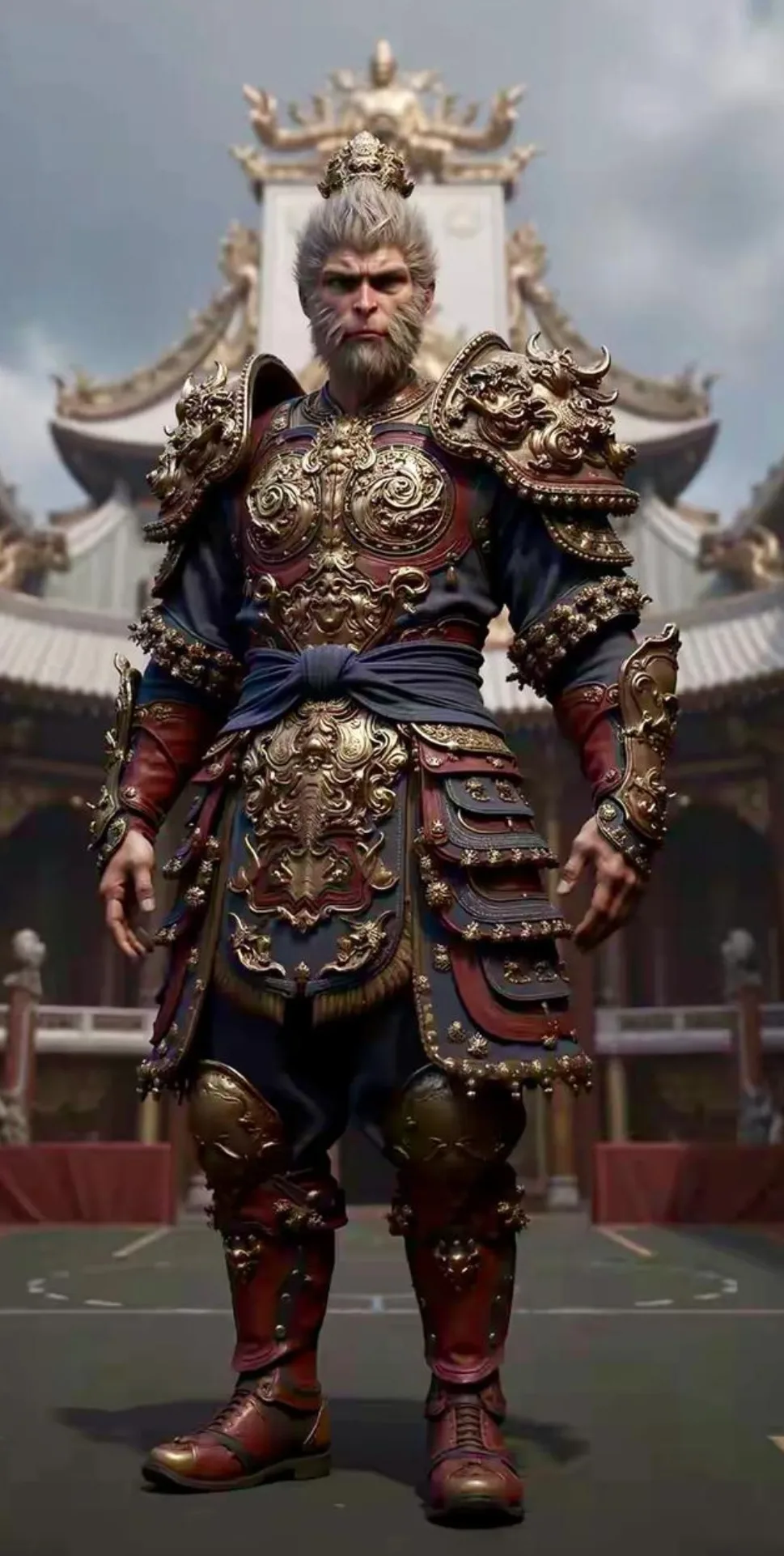 Black Myth Phone Wallpaper - Black Myth: Wukong FHD phone wallpaper