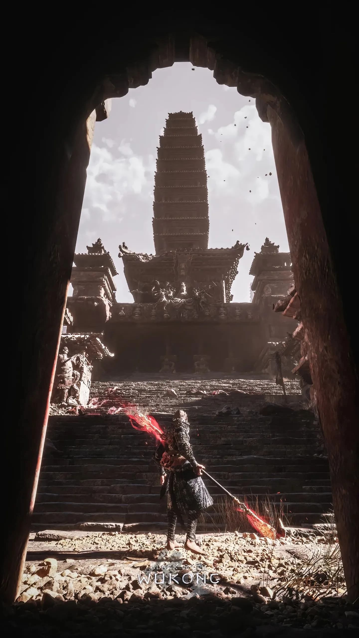 Black Myth Phone Wallpaper - Black Myth: Wukong 2K phone wallpaper