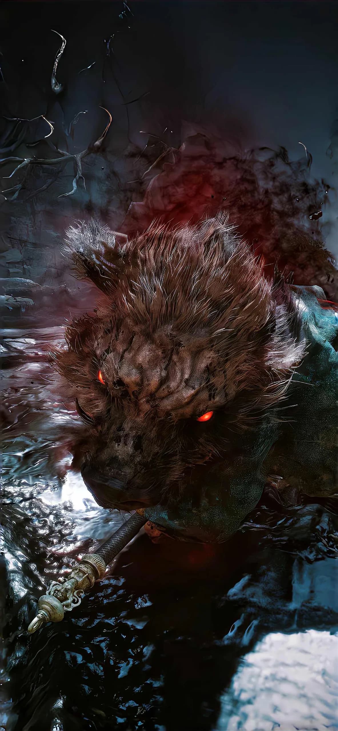 Black Myth Phone Wallpaper - Black Myth: Wukong 2K phone wallpaper
