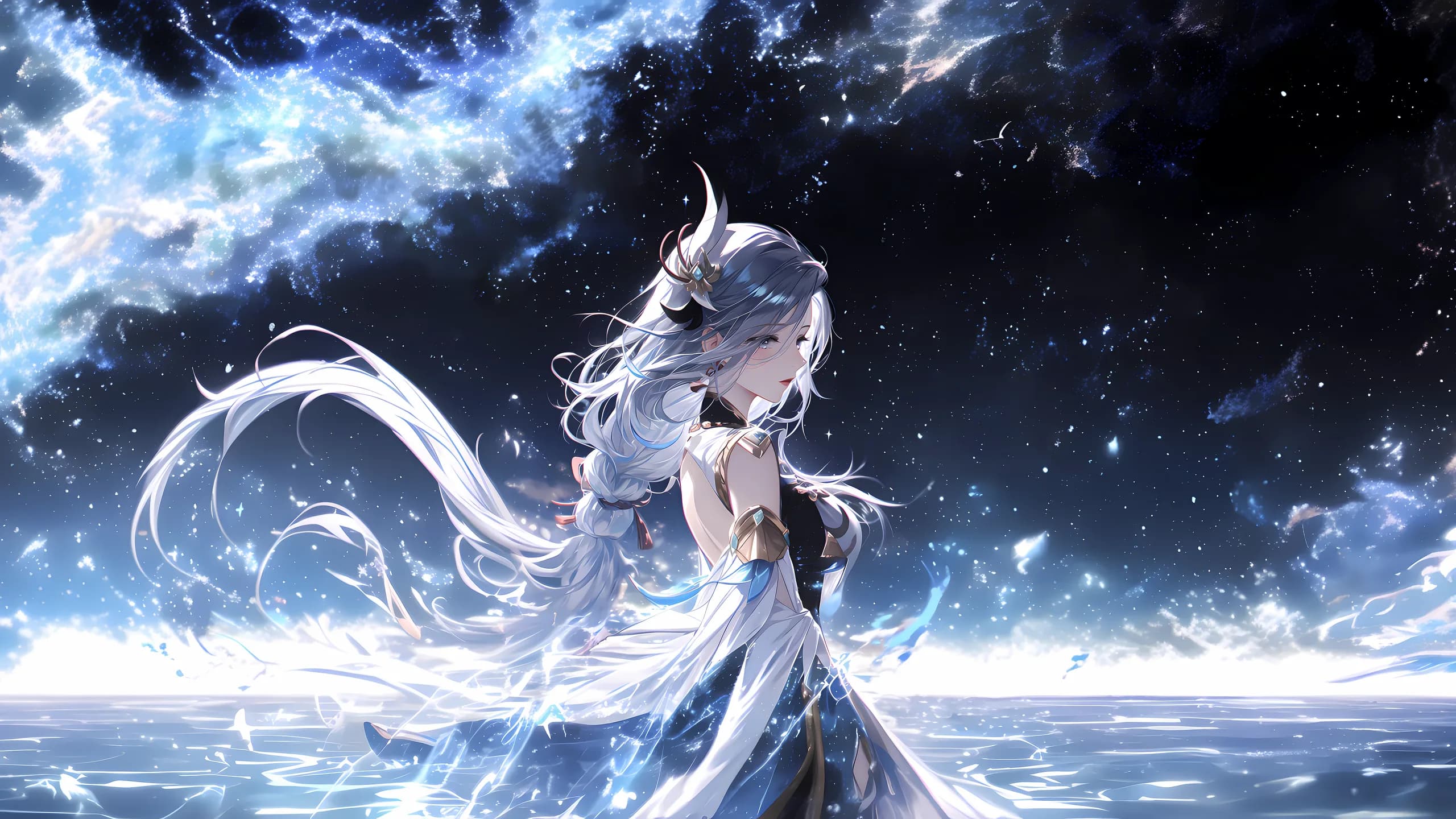 Shenhe Desktop Wallpaper - Genshin Impact 8K desktop wallpaper