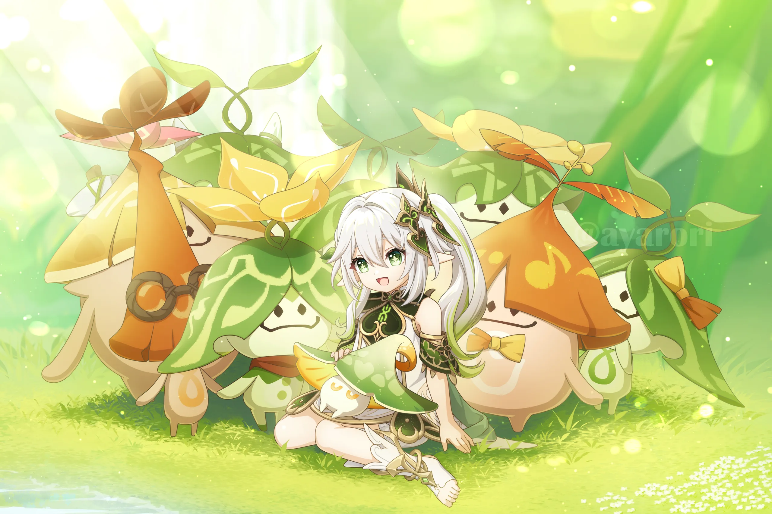 Nahida Desktop Wallpaper - Genshin Impact 2K desktop wallpaper