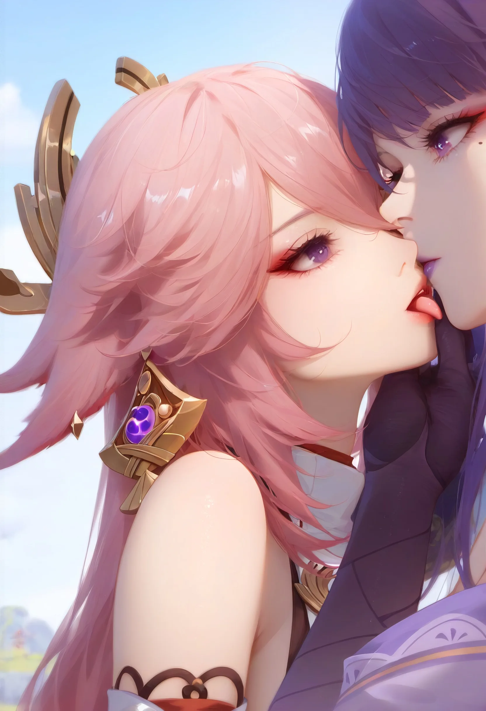 Yae Miko Phone Wallpaper - Genshin Impact 2K phone wallpaper