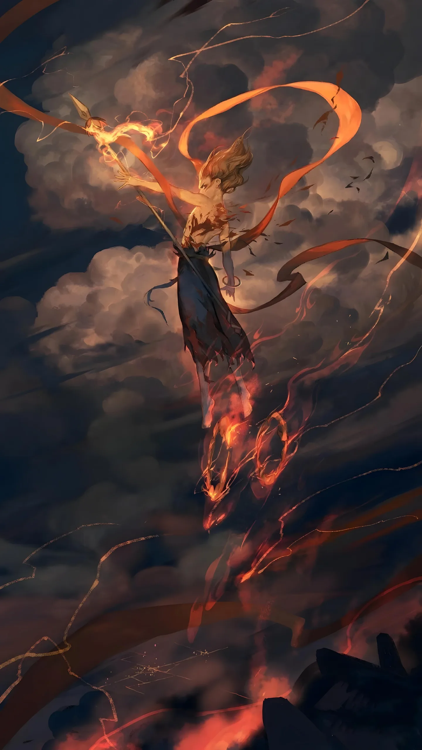 Ne Zha Phone Wallpaper - Ne Zha 6K phone wallpaper