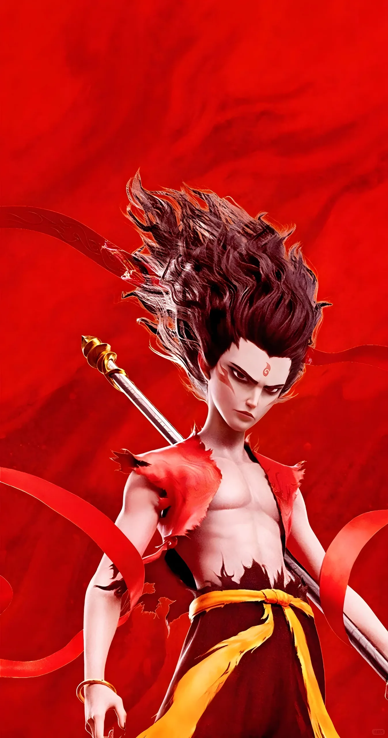 Ne Zha Phone Wallpaper - Ne Zha 6K phone wallpaper
