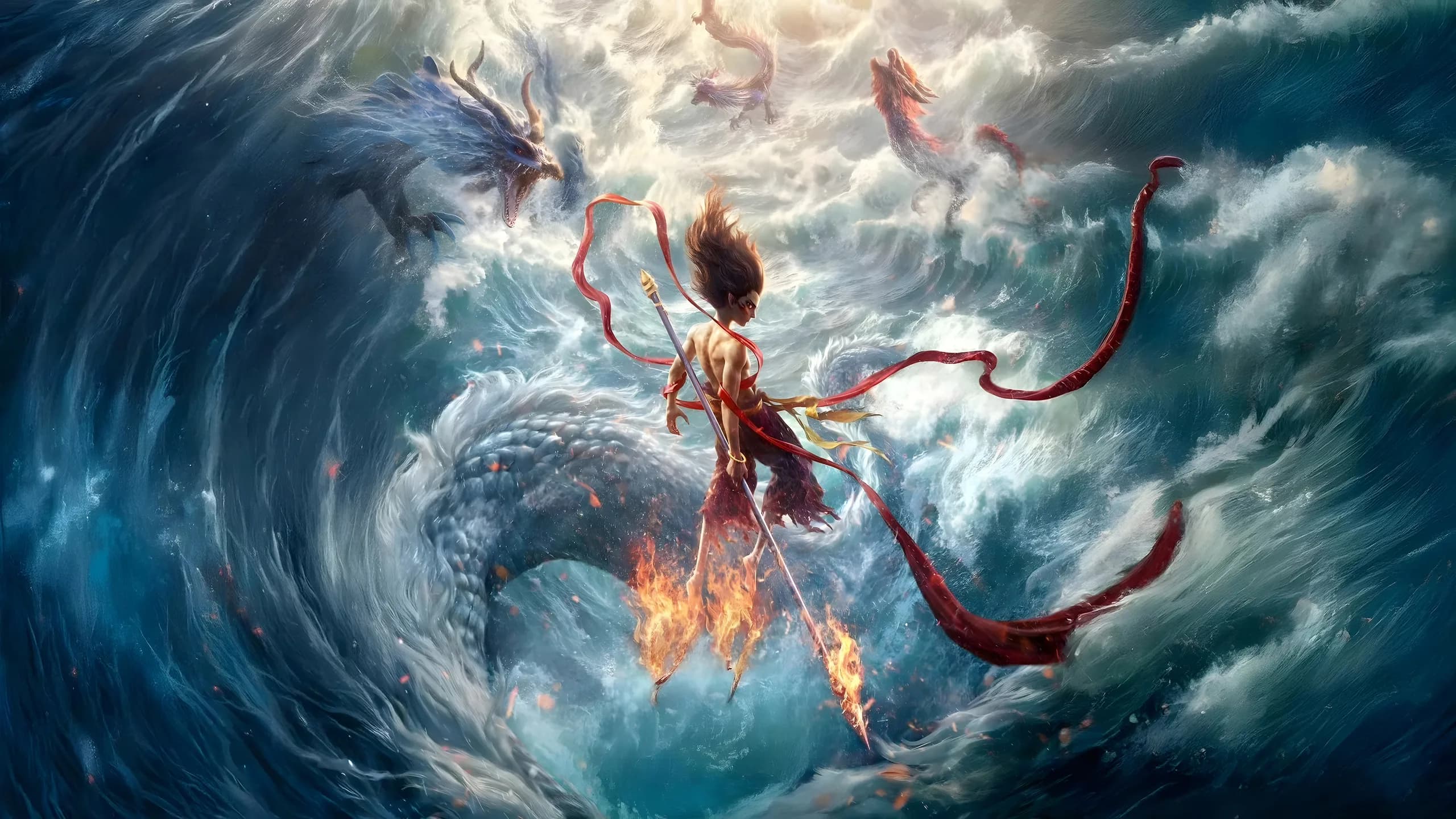 Ne Zha Desktop Wallpaper - Ne Zha 4K desktop wallpaper