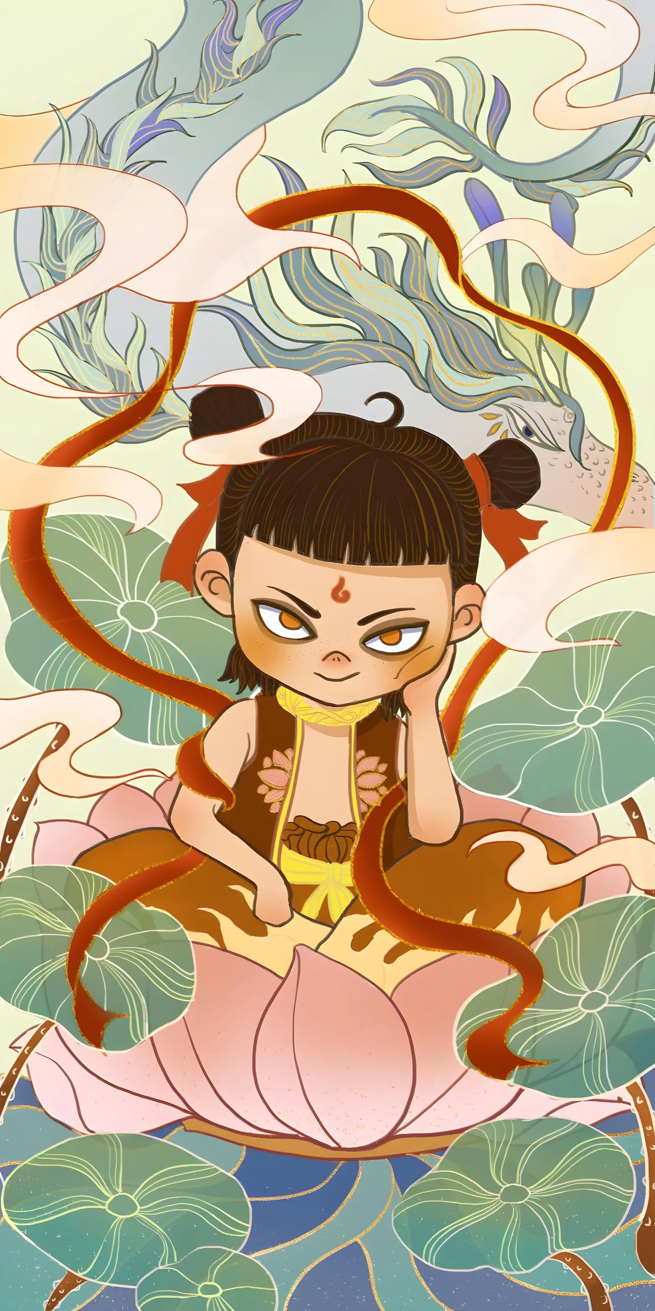 Ne Zha Phone Wallpaper - Ne Zha 4K phone wallpaper