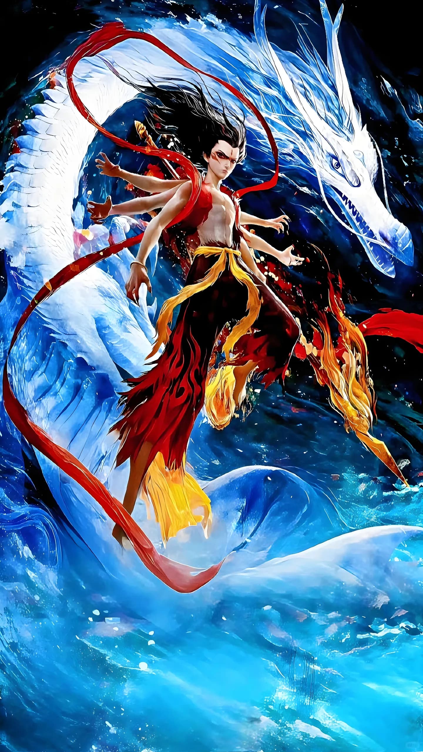 Ne Zha Phone Wallpaper - Ne Zha 6K phone wallpaper