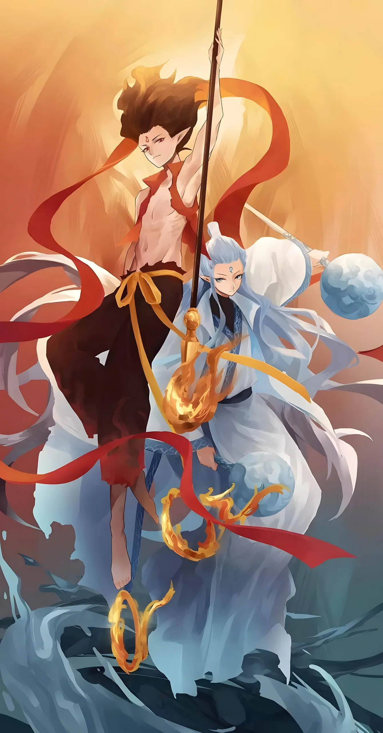 Ne Zha Phone Wallpaper - Ne Zha 6K phone wallpaper