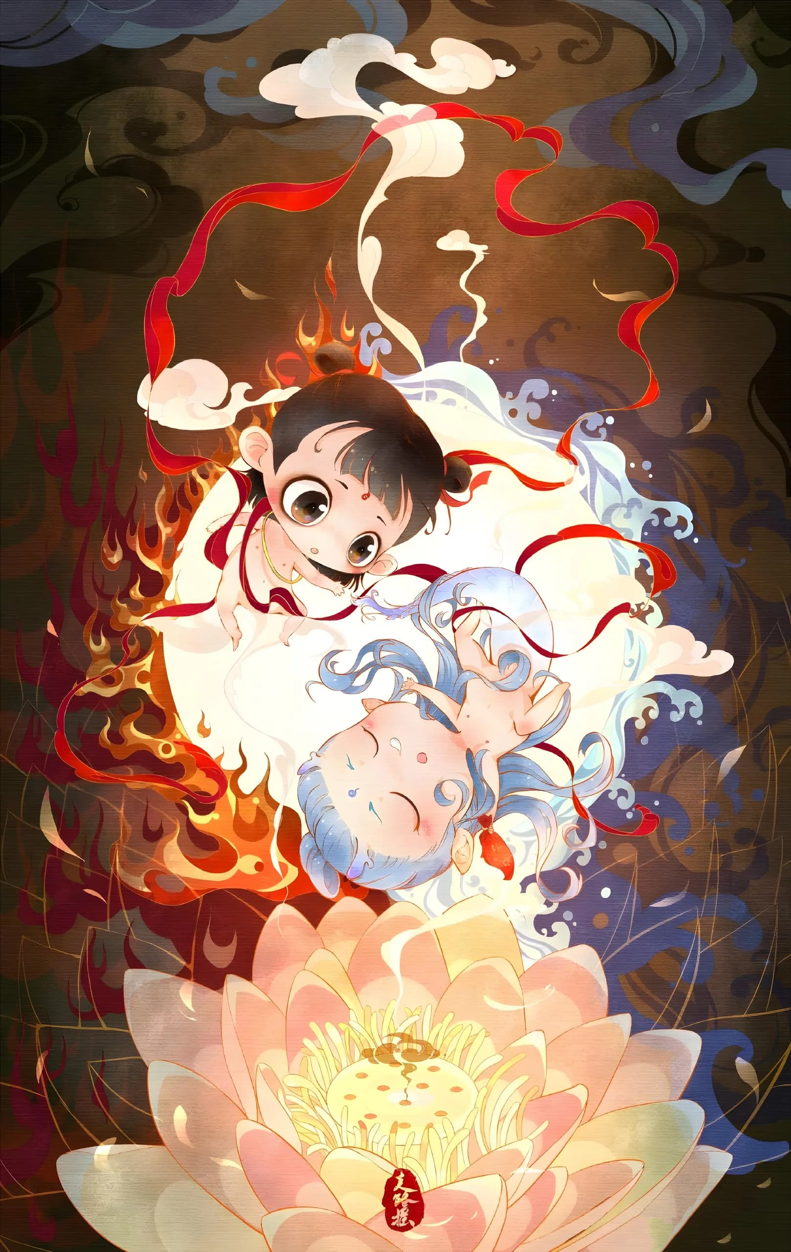 Ne Zha Phone Wallpaper - Ne Zha 6K phone wallpaper