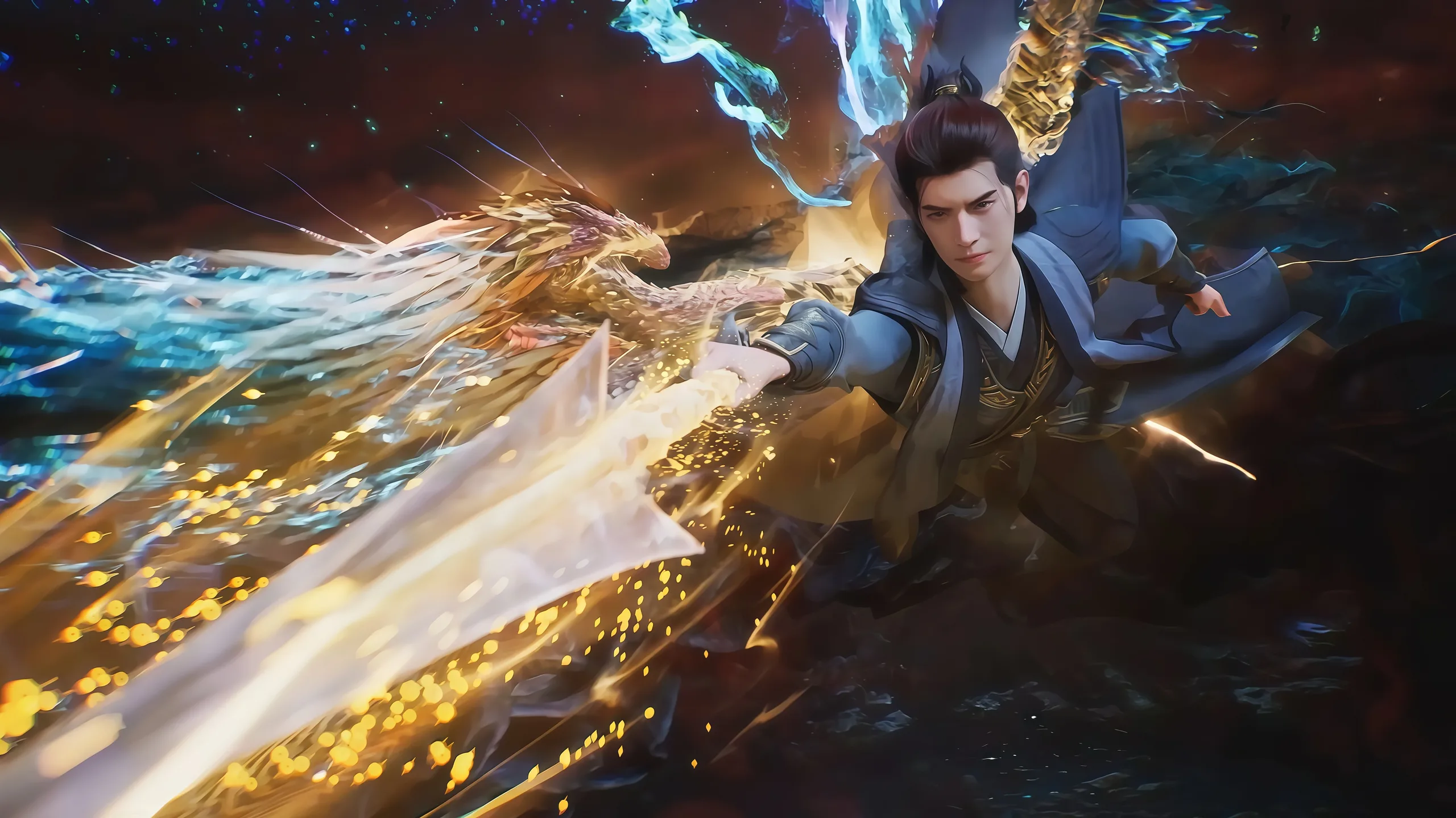 Mortal's Journey Desktop Wallpaper - A Record of a Mortal's Journey to Immortality 4K desktop wallpaper