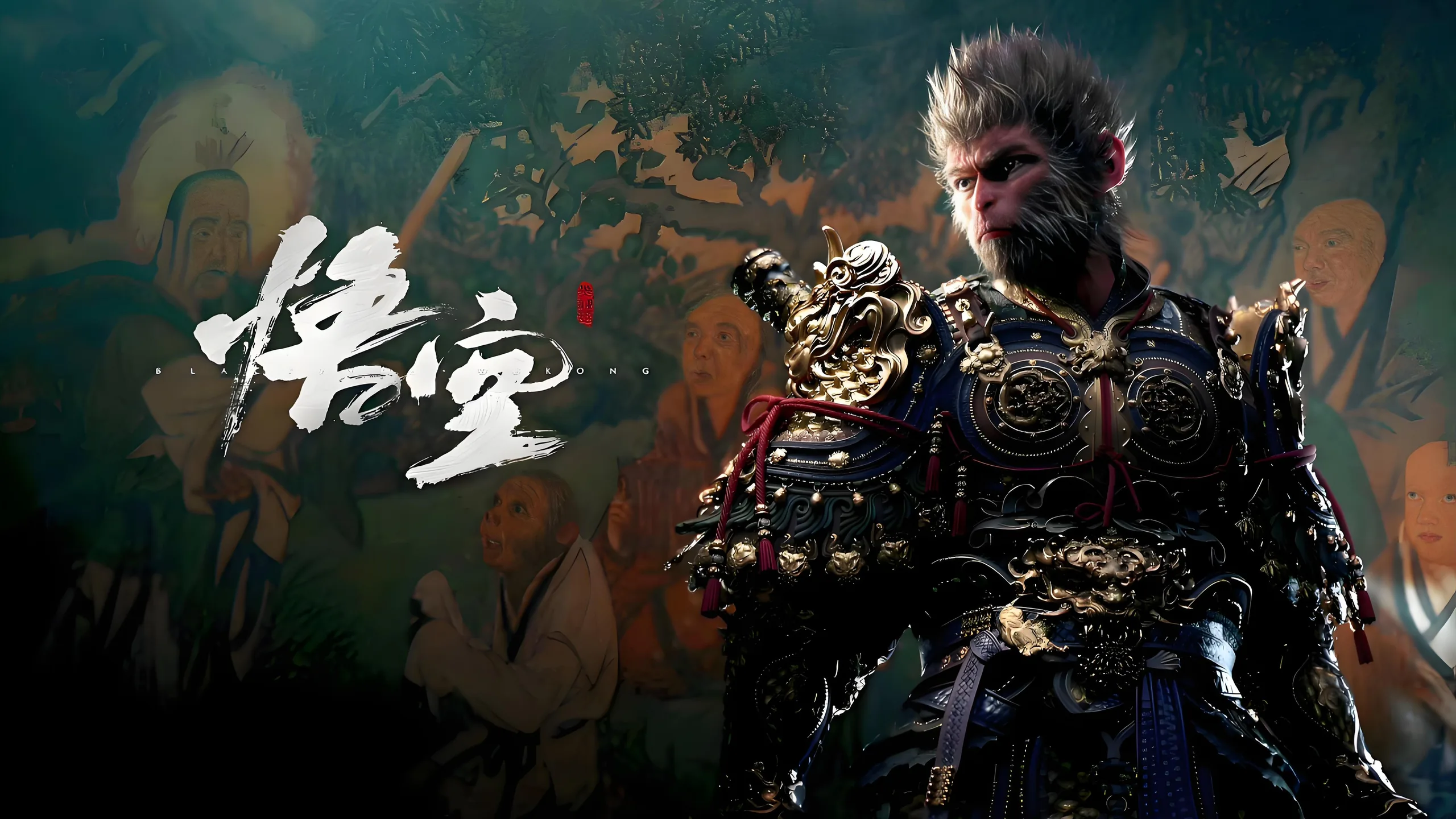 Black Myth: Wukong Mythic Action Scene 07 4K Desktop Wallpaper from Black Myth: Wukong