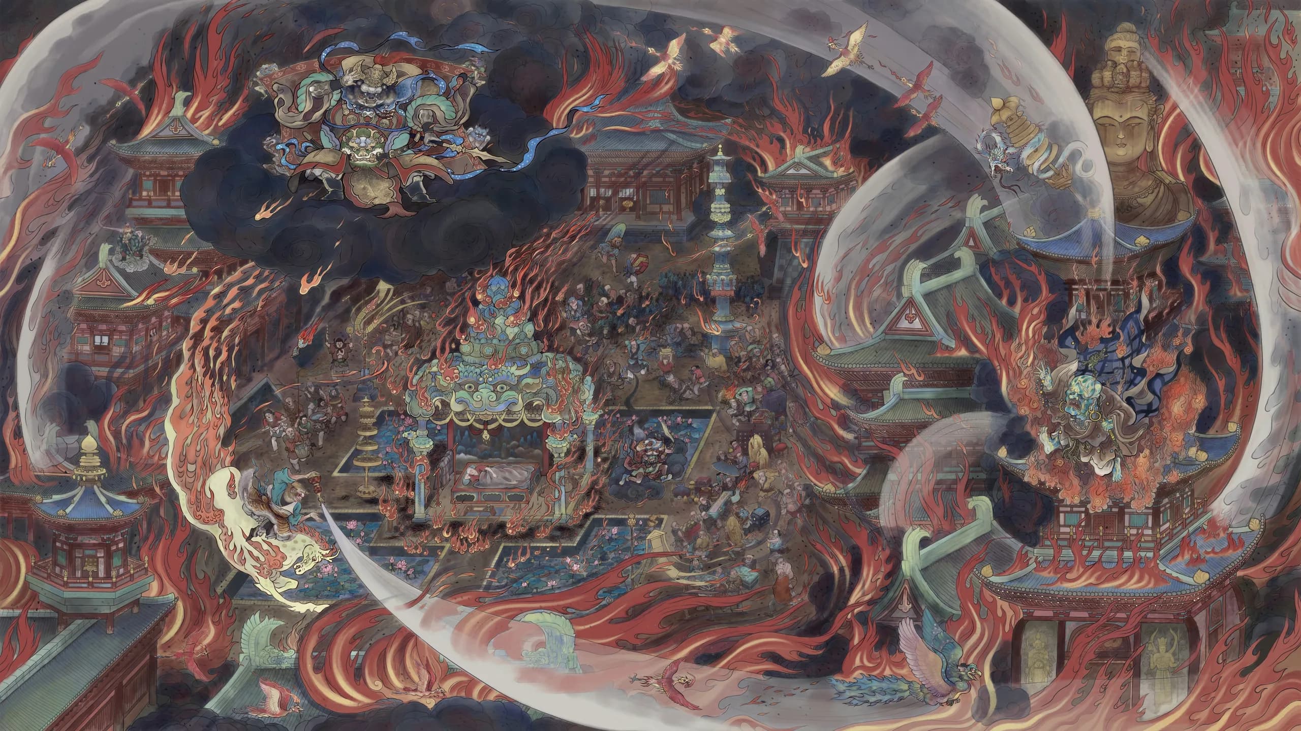 Black Myth Desktop Wallpaper 4K Desktop Wallpaper from Black Myth: Wukong
