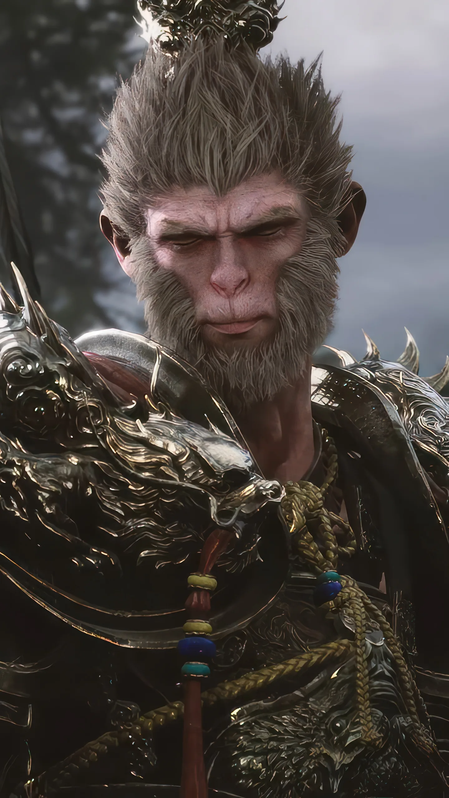 Black Myth Phone Wallpaper - Black Myth: Wukong 4K phone wallpaper