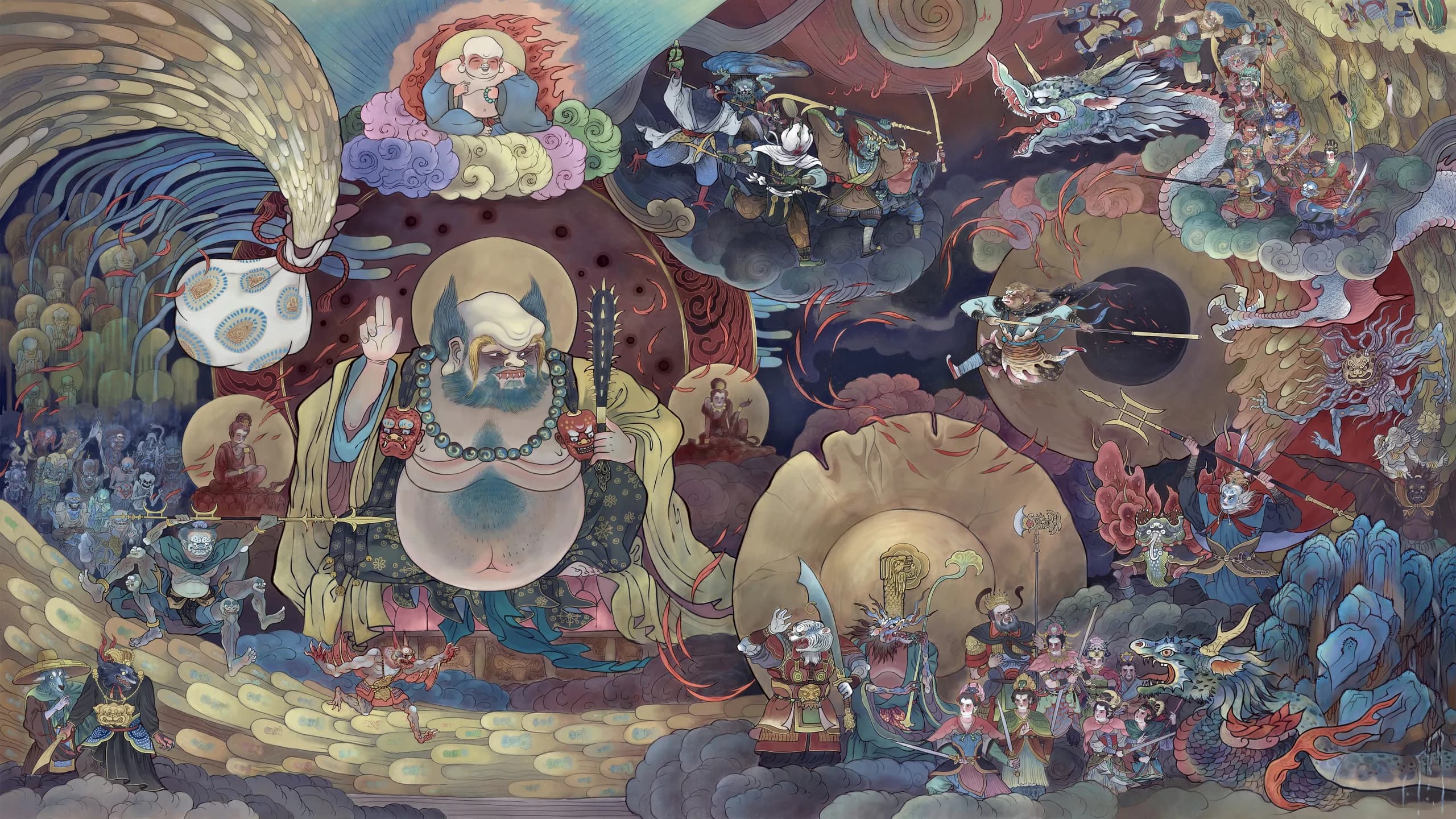 Black Myth Desktop Wallpaper 4K Desktop Wallpaper from Black Myth: Wukong