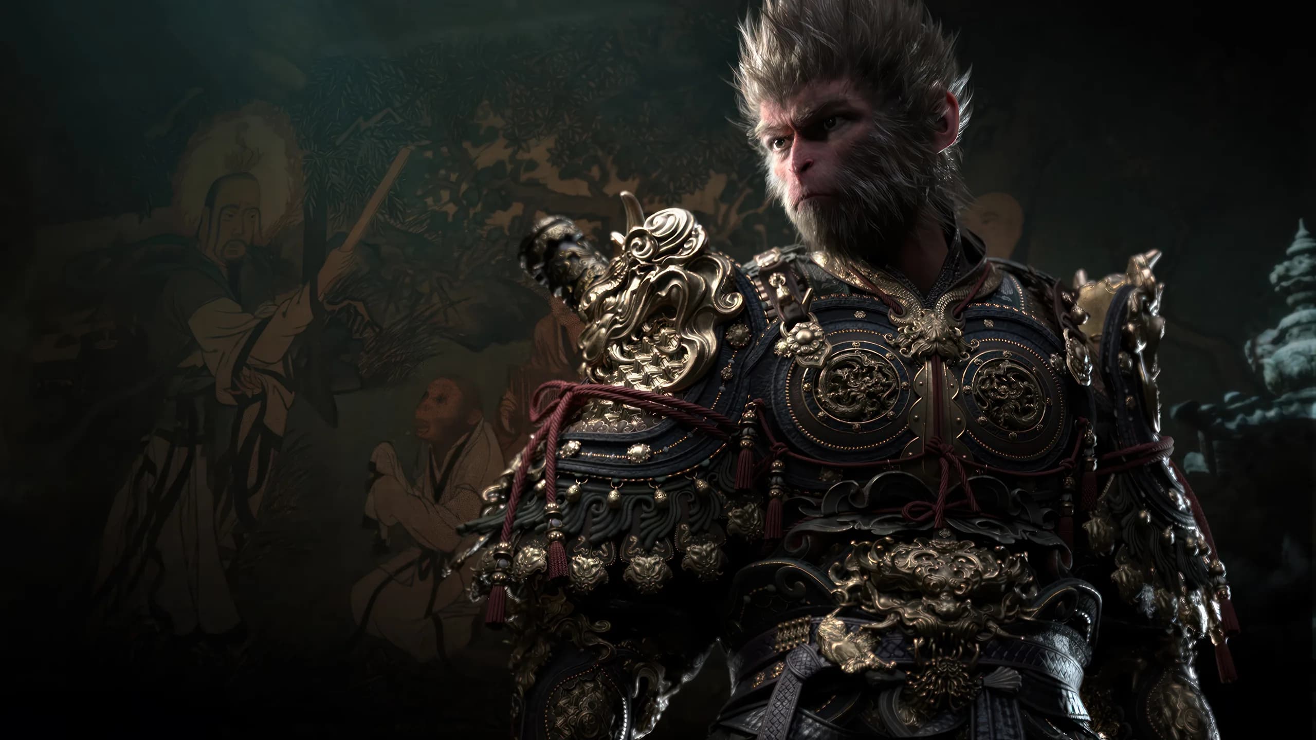 Black Myth Desktop Wallpaper 4K Desktop Wallpaper from Black Myth: Wukong