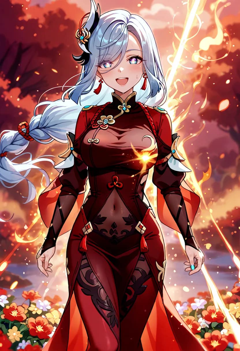 Shenhe Phone Wallpaper - Genshin Impact FHD phone wallpaper