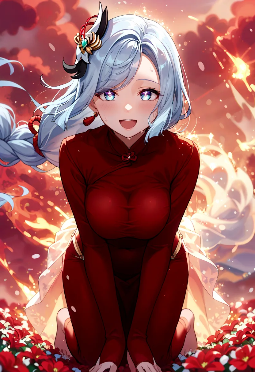 Shenhe Phone Wallpaper - Genshin Impact FHD phone wallpaper