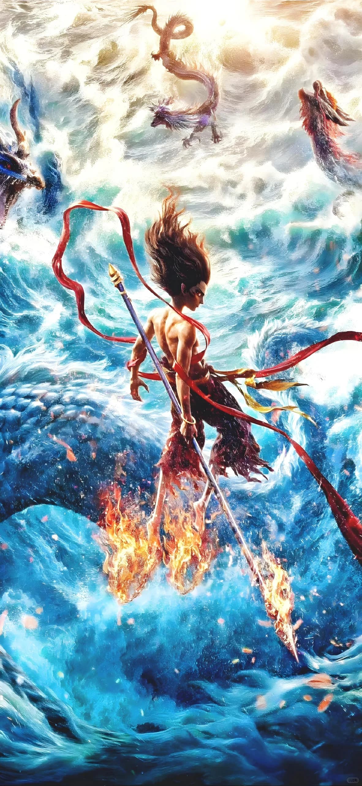 Ne Zha Phone Wallpaper - Ne Zha 8K phone wallpaper