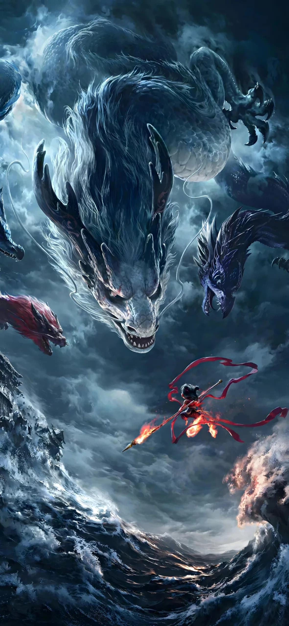 Ne Zha Phone Wallpaper - Ne Zha 8K phone wallpaper