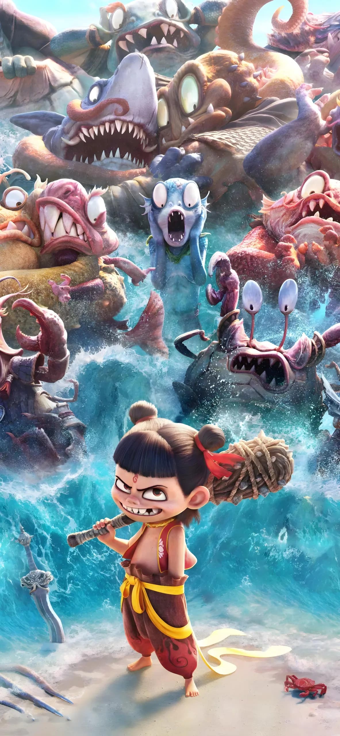 Ne Zha Phone Wallpaper 8K Phone Wallpaper from Ne Zha